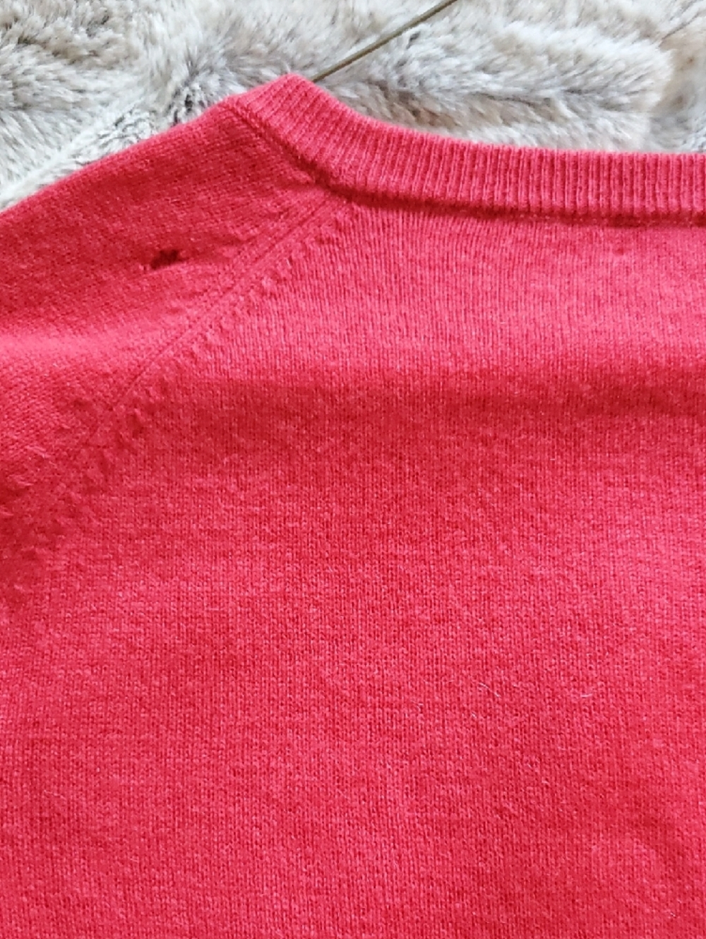 Halogen Raspberry Crewneck Sweater - Bright Pink - Picture 7 of 8